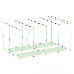 secret jardin int480 r400 intense kweektent koppelbaar 470x300x233cm supersterk 25mm frame met 10 ophangbuizen