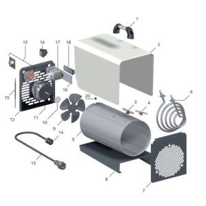 remko em 3000 electrische ventilatie kachel max 32