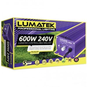 5060560030645 lumatek 600w 240v dimbare regelbare digitale ballast 5 jaar garantie