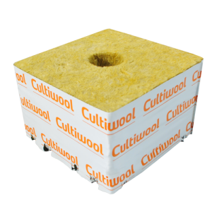 Cultiwool | Big Block | Ø38mm | 15x15x14,2cm | 48st. p/d | Steenwol