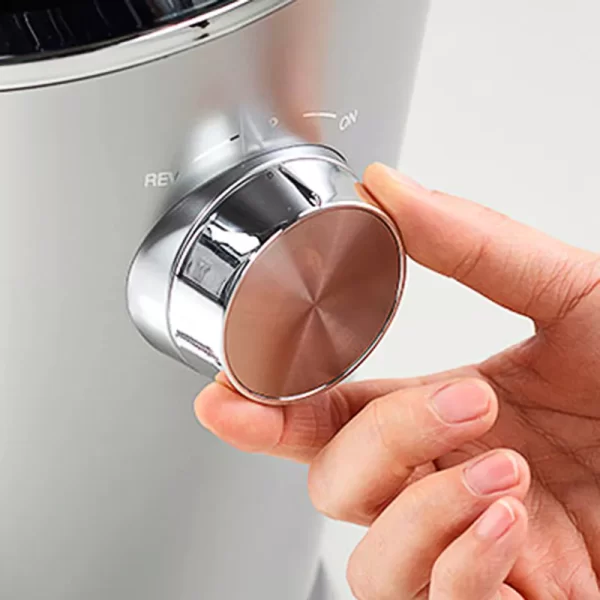 53101 10 Dahlert Slowjuicer gunmetal Bedienelement