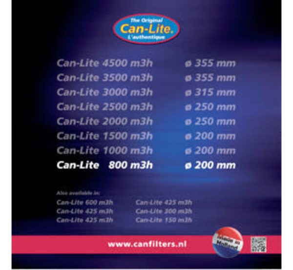 can filters lite 800 staal koolstoffilter 800 m3 h