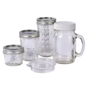 Tribest Mason jar mengbeker | glazenset | 5 stuks