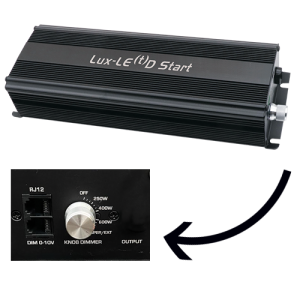 Luxumol | Dim The Lux | 660W | Dimbaar | Elektronische ballast | 4 standen | +RJ poort | Excl IEC cable