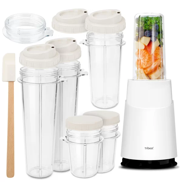 Tribest | Personal Blender | PB-420 | Wit | Set van 16 stuks | Familie set