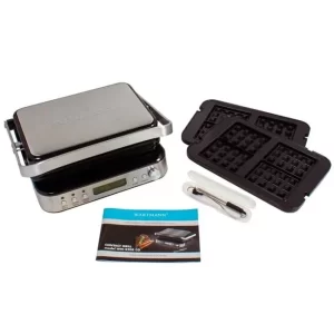 keramische contactgrill met gratis wafelijzer twv 1