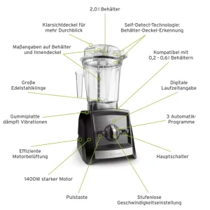 54601SC 02 Vitamix Ascent A2500i schwarz USPs