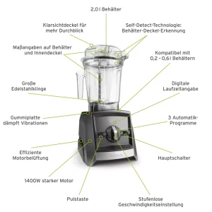 54601SG 02 Vitamix Ascent A2500i grau USPs