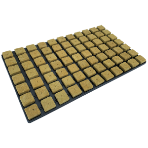 Cultiwool stektray | 77 vaks | 4x4x4 cm | 18 trays p/d | Steenwol